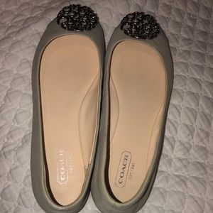 Coach slip on flats